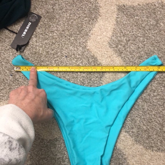 Stunning aqua turquoise embellished bikini sz L NWOT - Picture 5 of 6